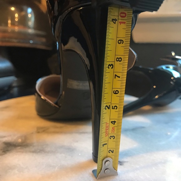 Black Dreampair Pointed Toe Ankle Strap Stiletto Pumpsu - Picture 6 of 7